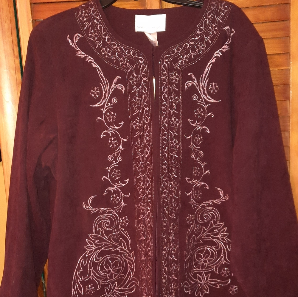 Nwt Susan Graver Suit Jacket QVC Size 2X